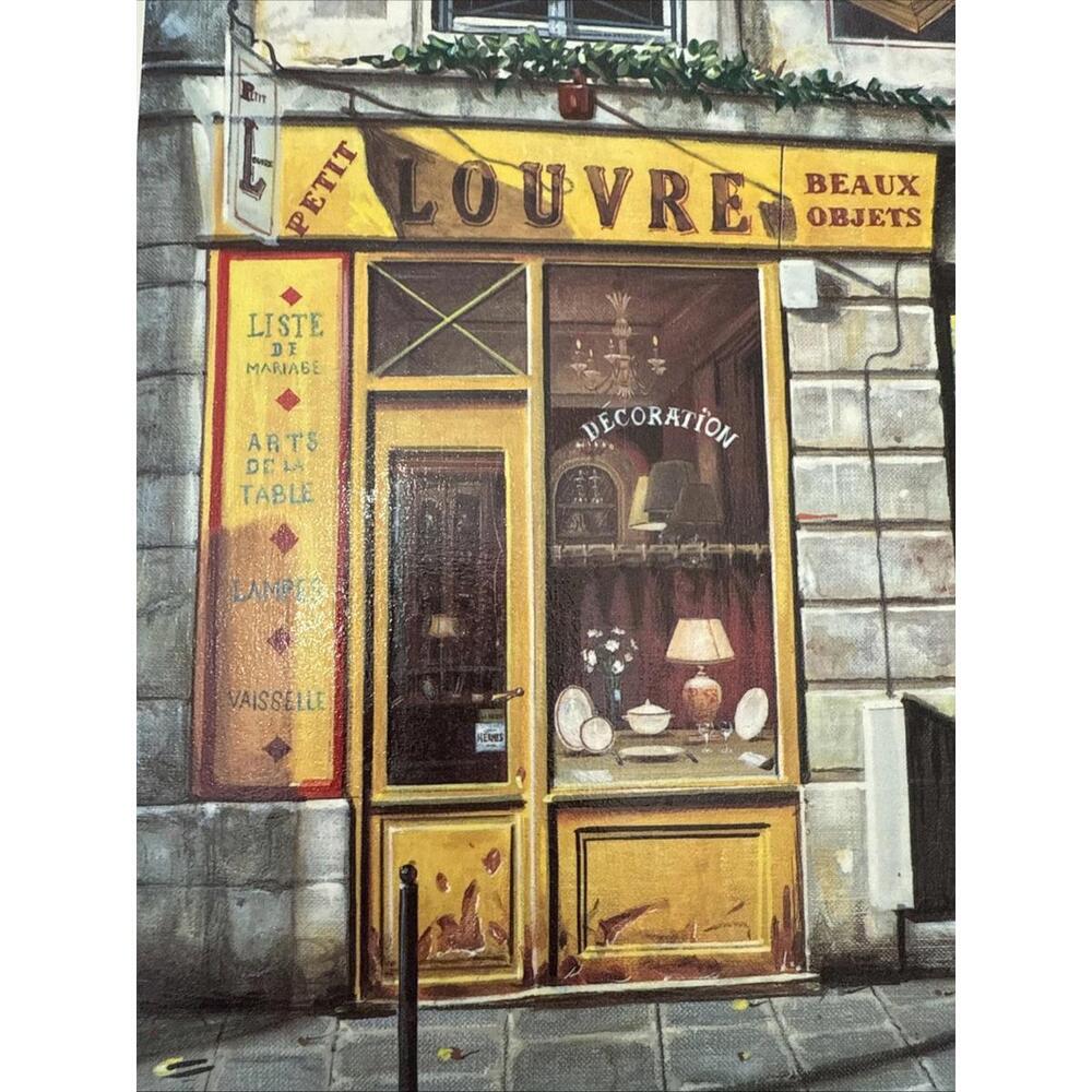 VTG Louis Robichaud Seri-lithograph Louvre 9 x 13 Pencil-Signed Artist Proof - Picture 5 of 8